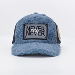 Never Say Never  Faux Fur Trucker Cap