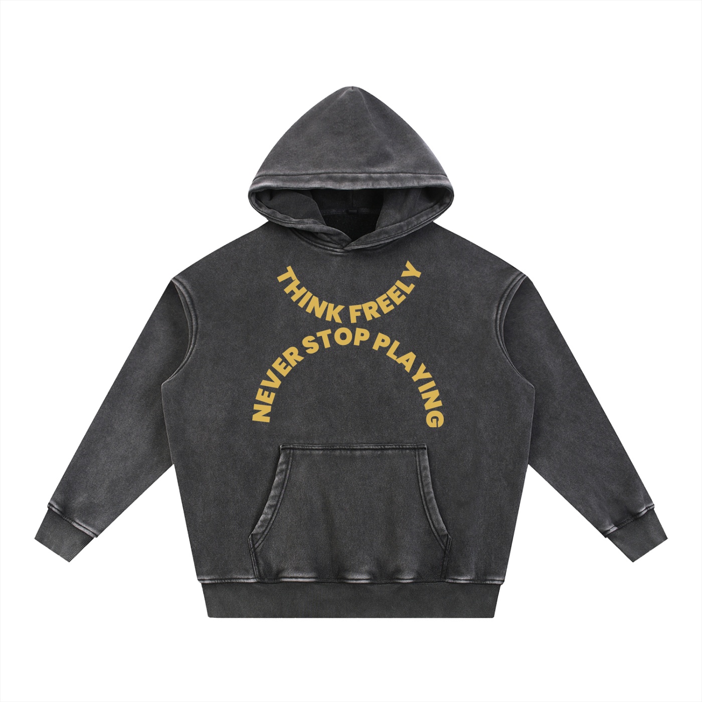 THINK FREELY OVERSIZE HOODIE