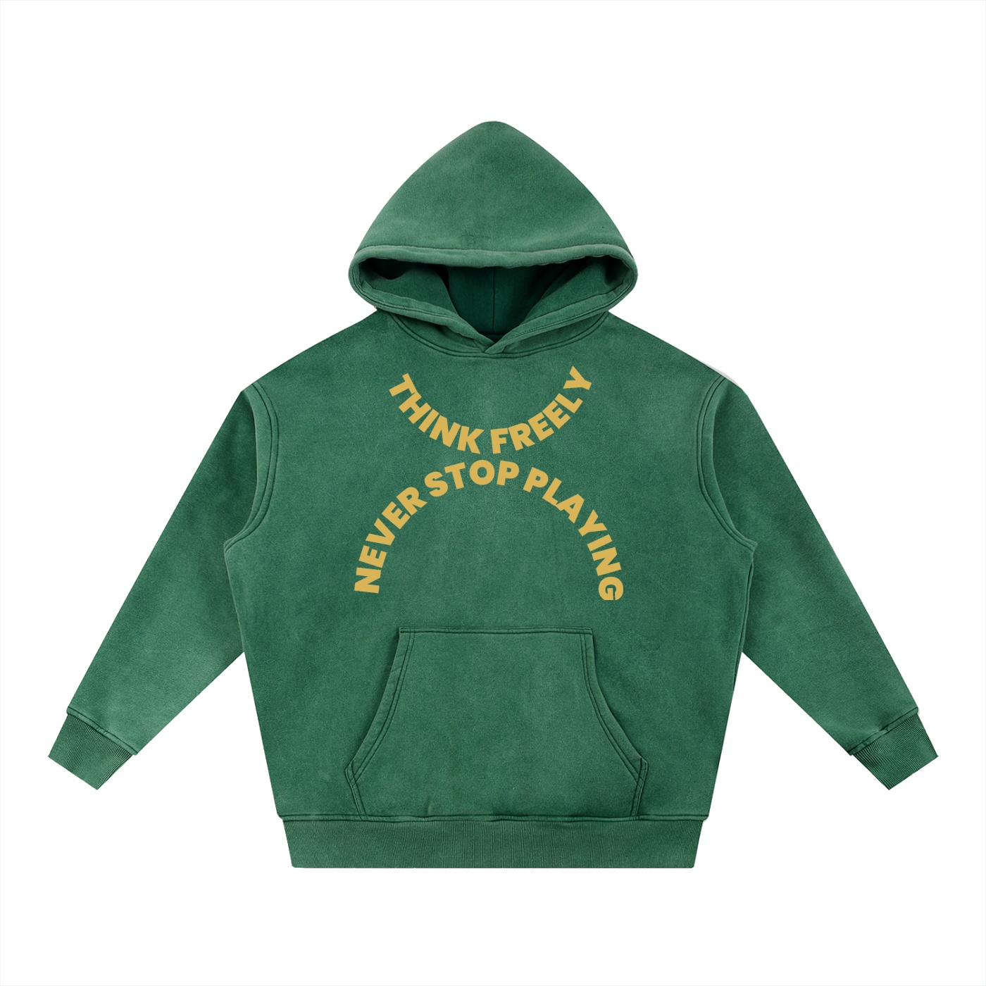 THINK FREELY OVERSIZE HOODIE - Image 3