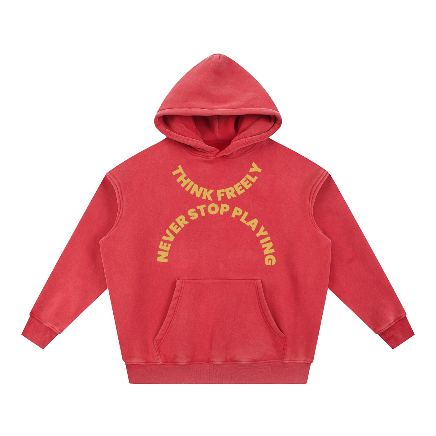 THINK FREELY OVERSIZE HOODIE - Image 5