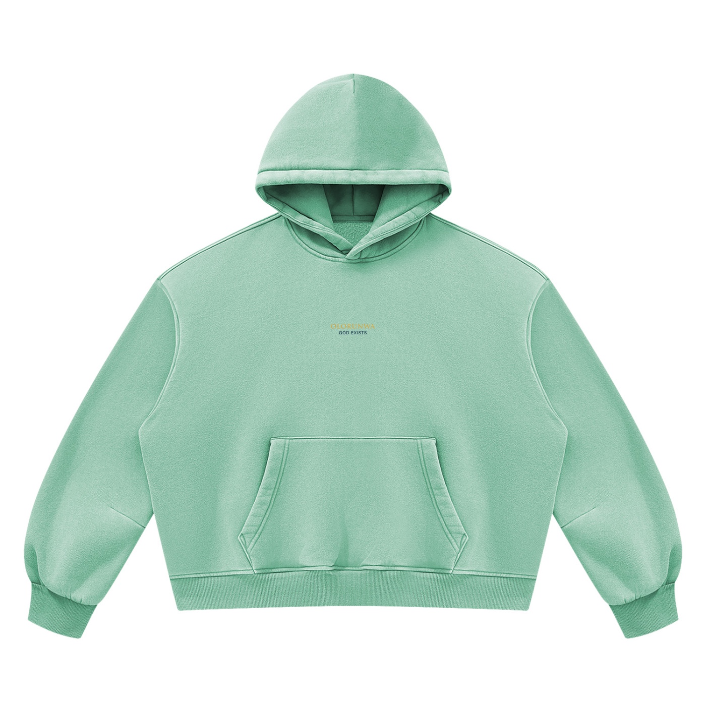 WALK HUMBLY – MICAH 6:8 VINTAGE WASH BOXY FLEECE HOODIE - Image 9