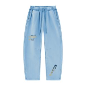 WALK HUMBLY – MICAH 6:8 VINTAGE WASH BARREL LEG FLEECE SWEATPANTS