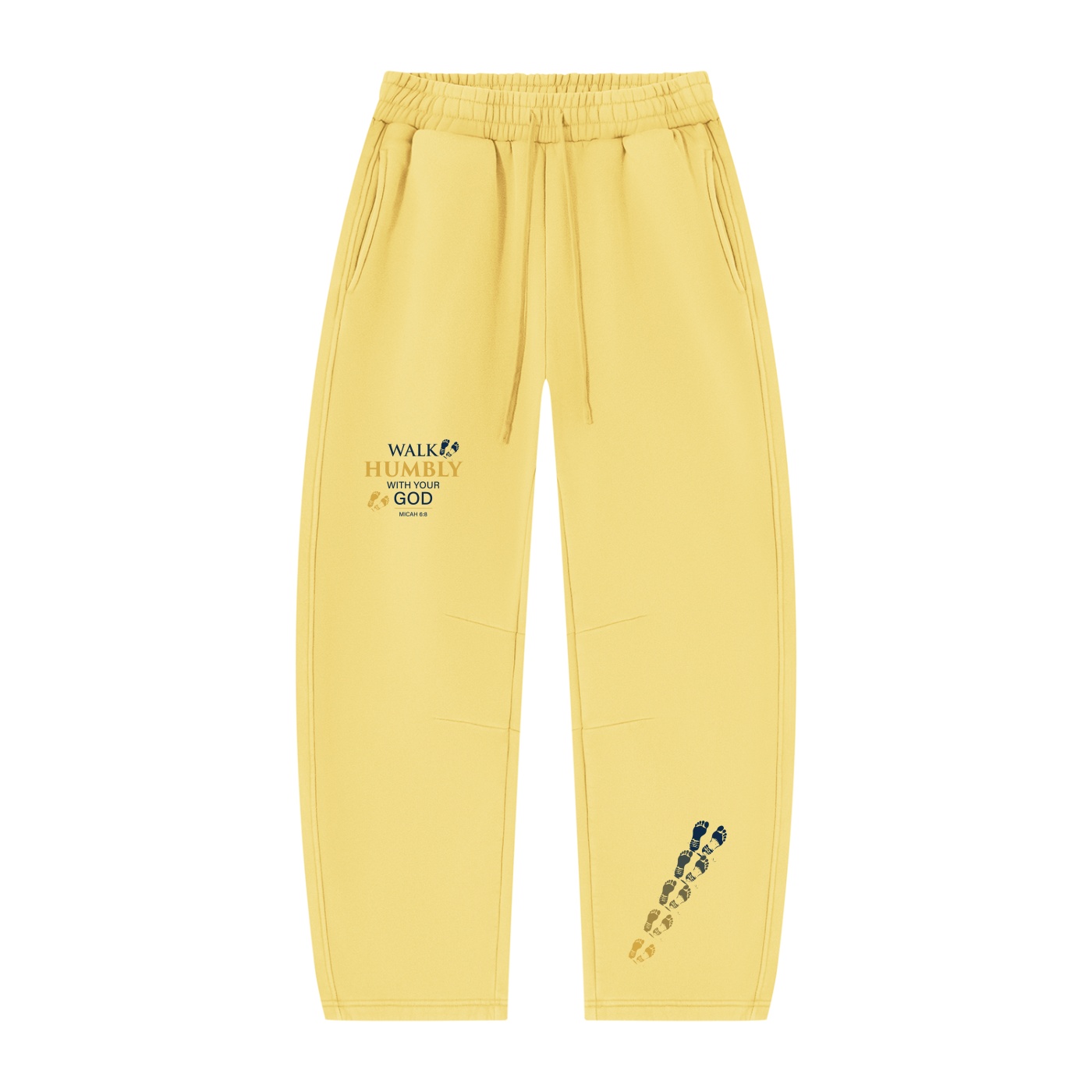 WALK HUMBLY – MICAH 6:8 VINTAGE WASH BARREL LEG FLEECE SWEATPANTS - Image 7